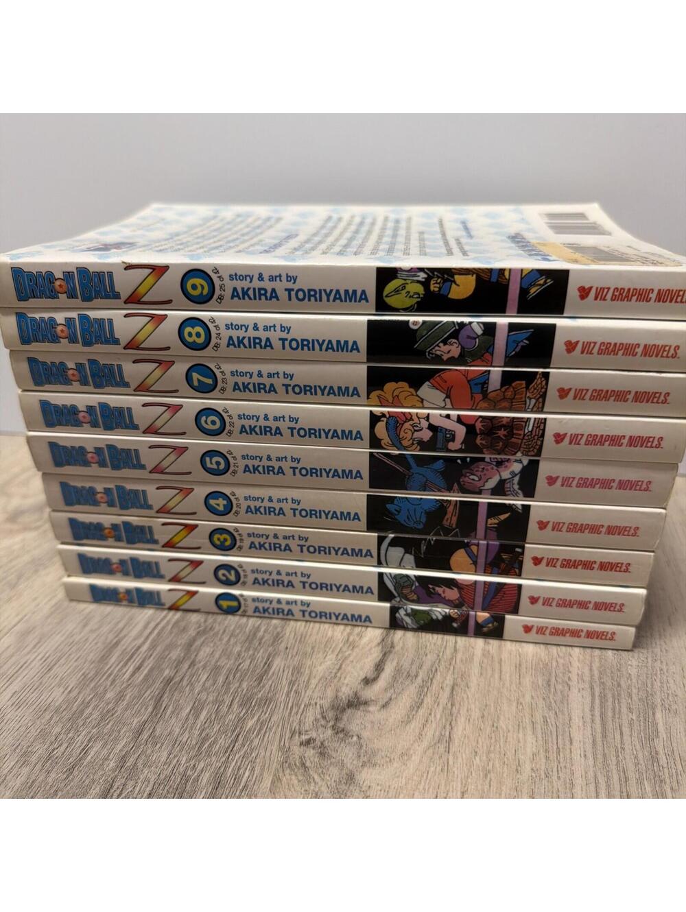 Dragon Ball Viz Graphic Novel Vol. 1-9 Books by Akira Toriyama Paperback